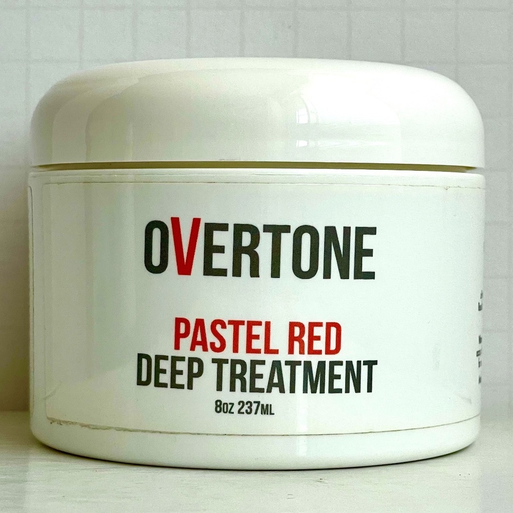 OVERTONE PASTEL RED DEEP TREATMENT 8 oz